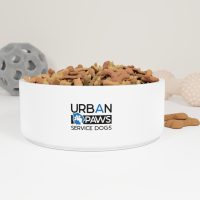 Urban Paws & Partners - White Pet Bowl