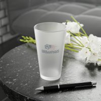 Frosted Pint Glass, 16oz